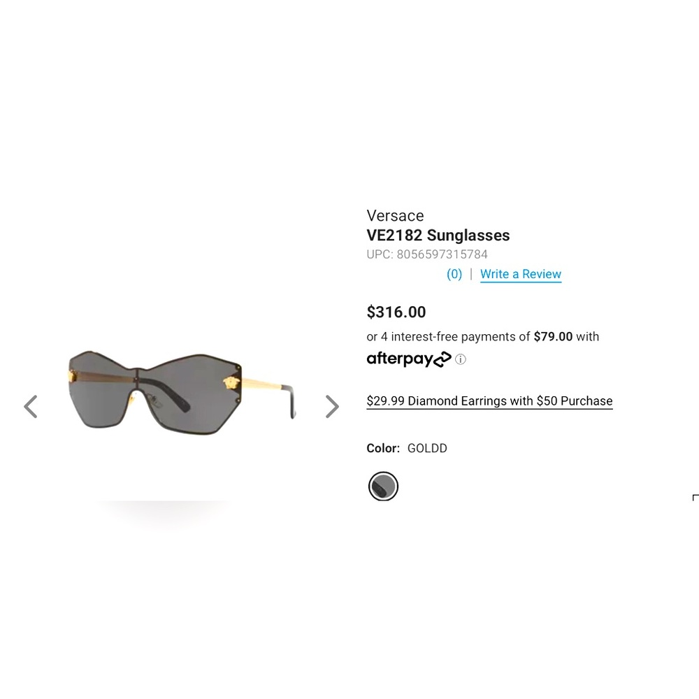 Versace Women's Sunglasses